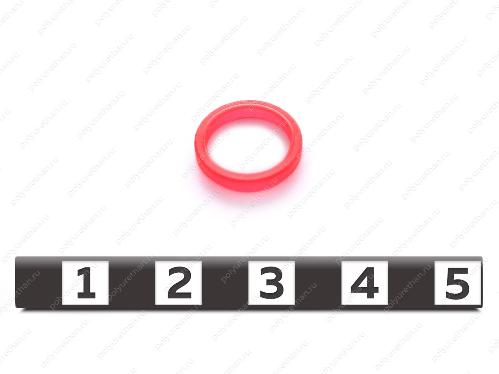 Уплотнение для гидравлической системы № 6 12,2*9,6*1,9 Полиуретан 33-78-163 (PU54/M92/красный)
