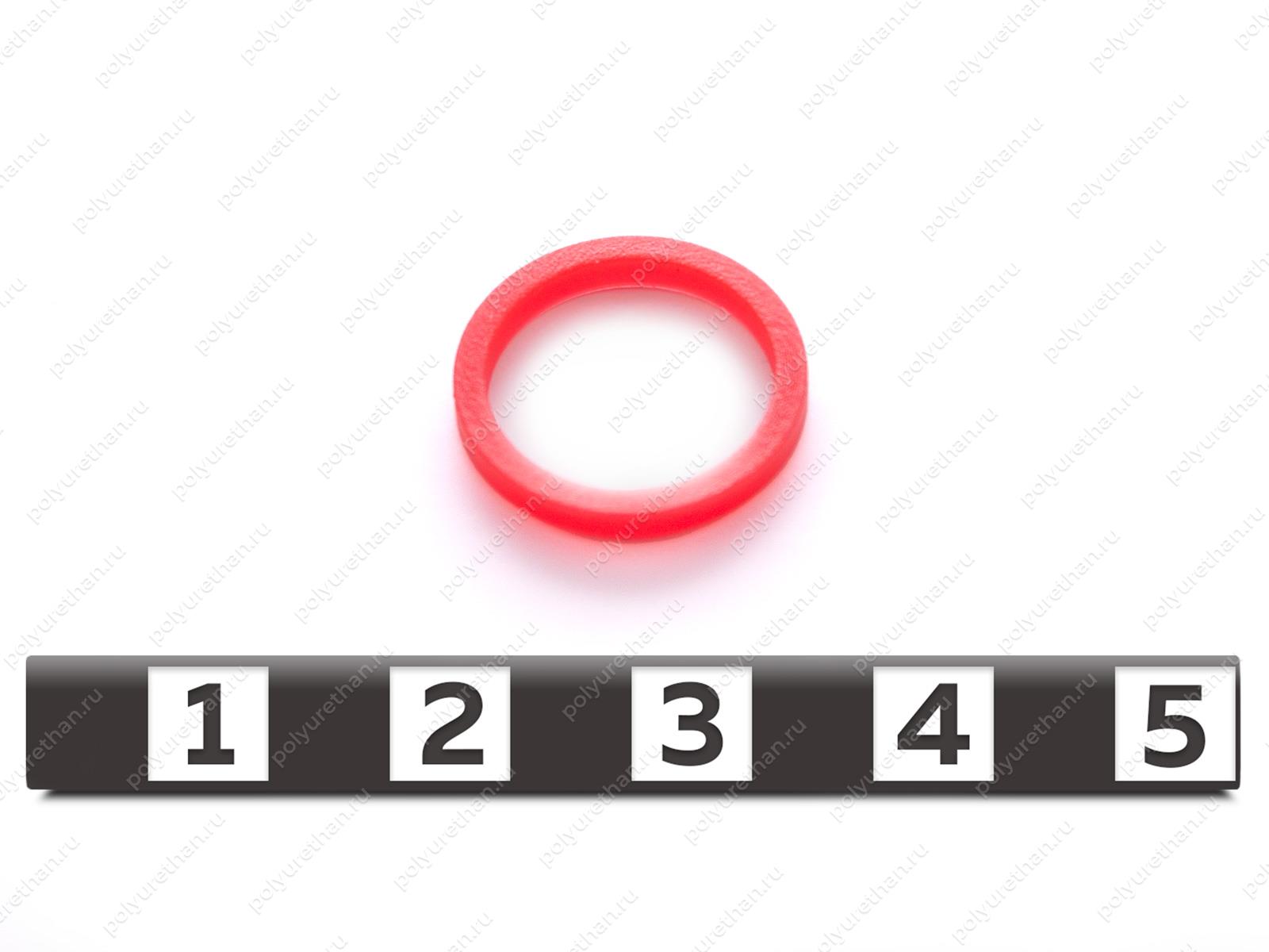 Уплотнение для гидравлической системы № 8 15,6*12,6*2,1 Полиуретан 33-78-165 (PU54/M92/красный)