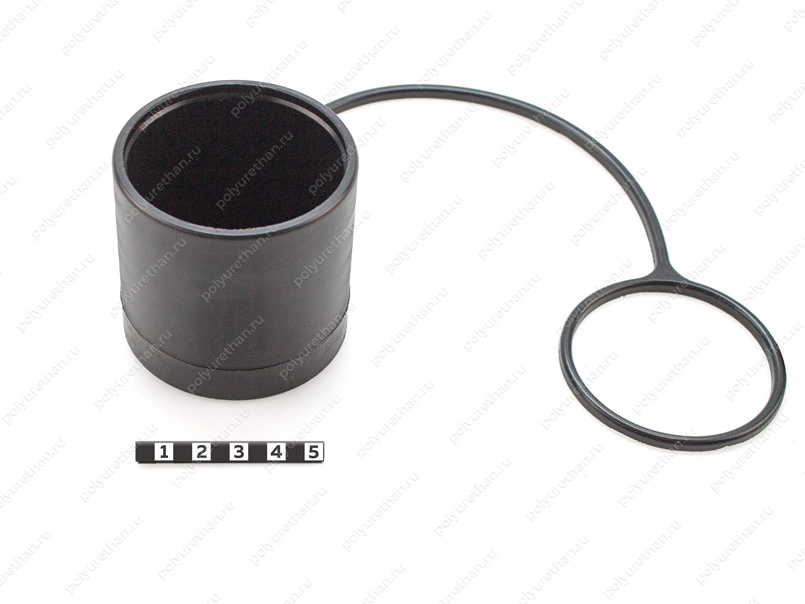 Заглушка БРС D1 60 х D2 58 х H1 55 х L 230 Полиуретан 0-00-990 (PU54/M80/черный)