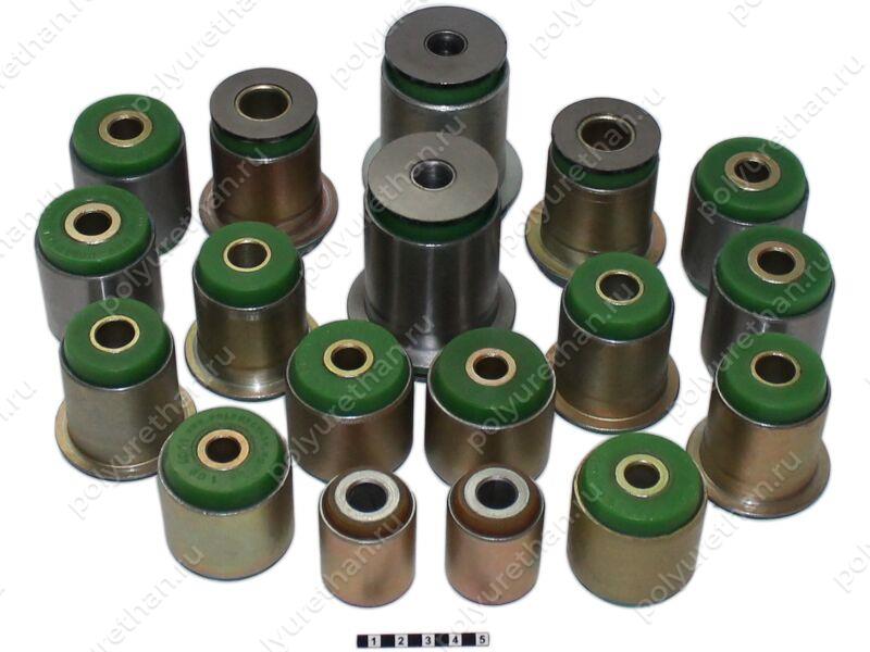 Комплект сайлентблоков для Toyota Land Cruiser Prado 120,125,Surf 215 Полиуретан 1-21-002