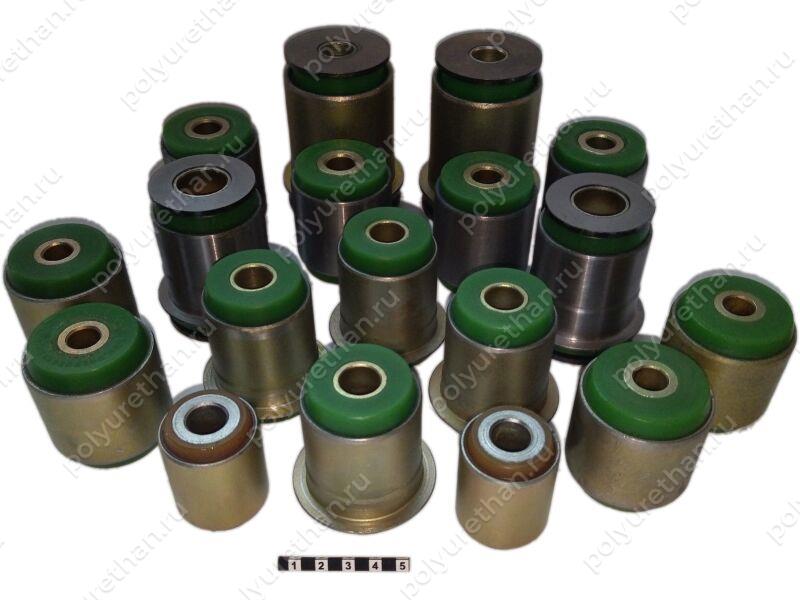Комплект сайлентблоков для Toyota Land Cruiser Prado 150, 155, 4Runner 21# Полиуретан 1-21-005