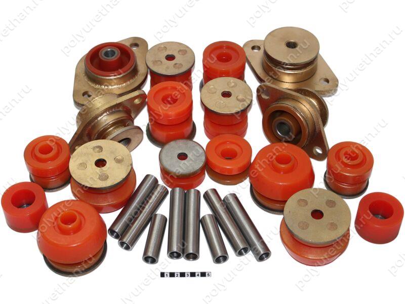 Комплект подушек кузова Toyota Land Cruiser Prado 95, 06.1999- 09.2002г Полиуретан 1-21-700