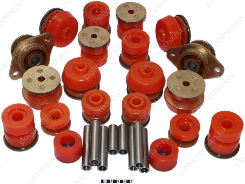 Комплект подушек кузова Toyota Land Cruiser Prado 95, 04.1996- 06.1999г Полиуретан 1-21-701