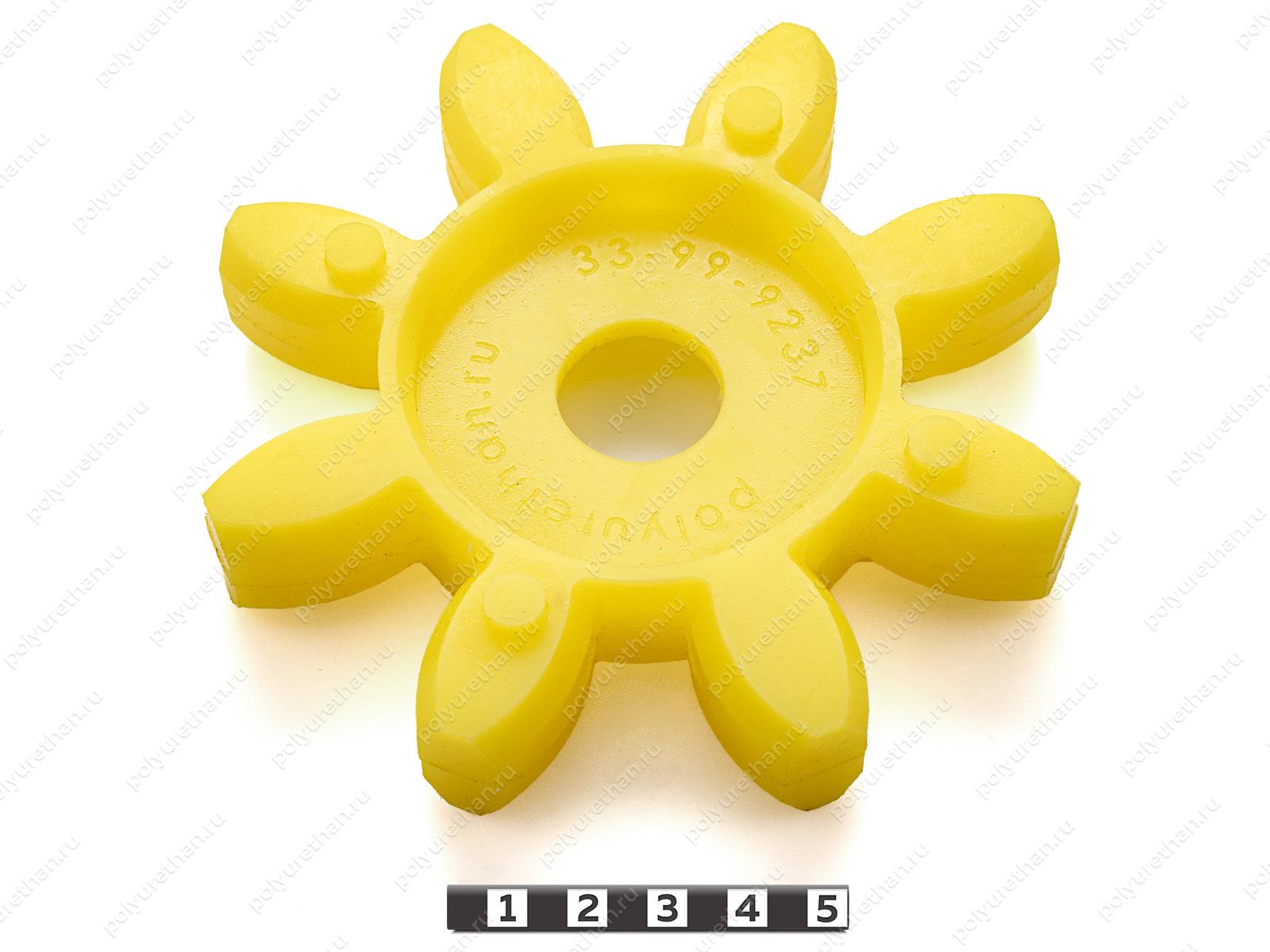 Эластичный элемент муфты ROTEX GS, аналог ROTEX GS 55 Полиуретан 33-99-9237 (PU54/M95/желтый)