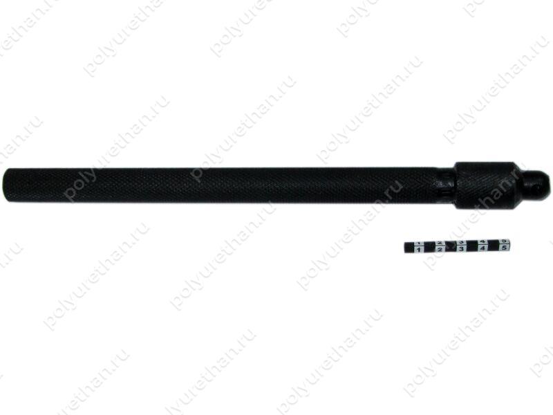 Ручка для хлыста, длина 25 см, ID=5,5mm Полиуретан 33-01-09055 (PU54/M87/черный)