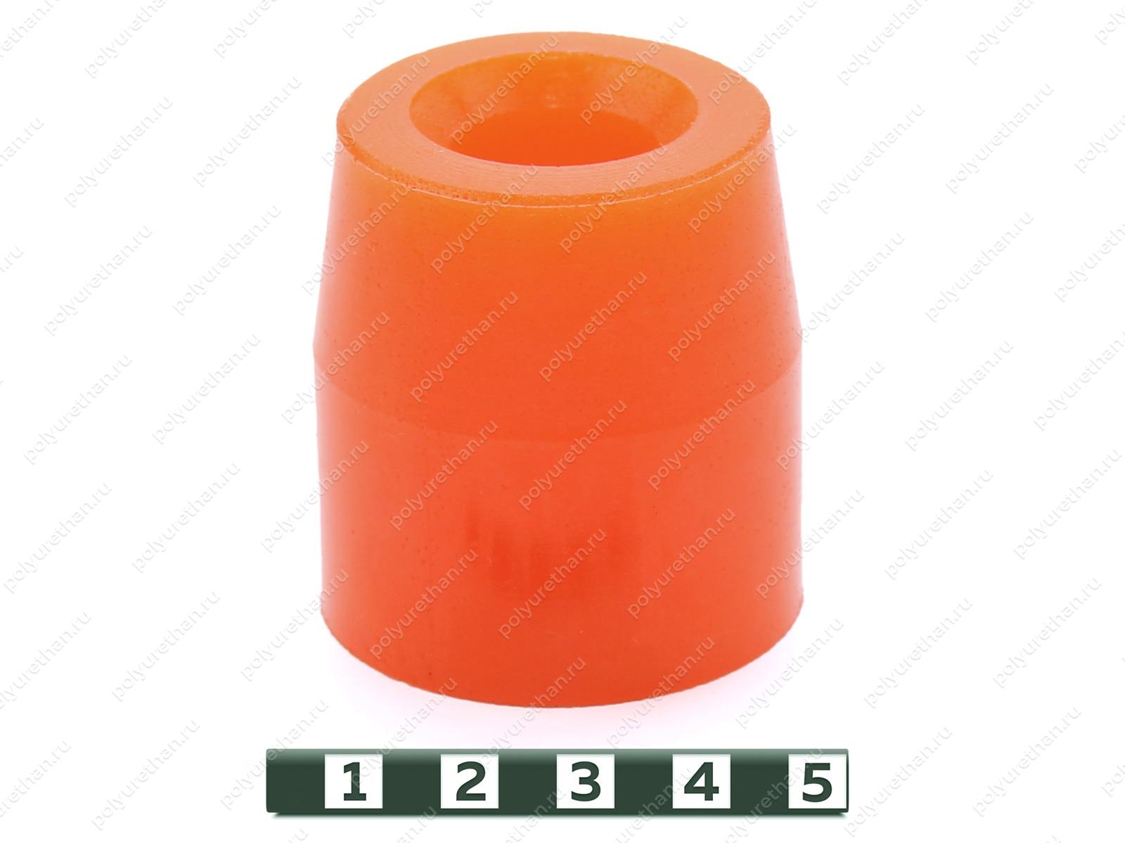 Подушка кузова нижняя 2 ряд Полиуретан 40-12-203 (PU54/M72/оранжевый) (5001202K00; 5001202-K00; 5001211K00; 5001211-K00)