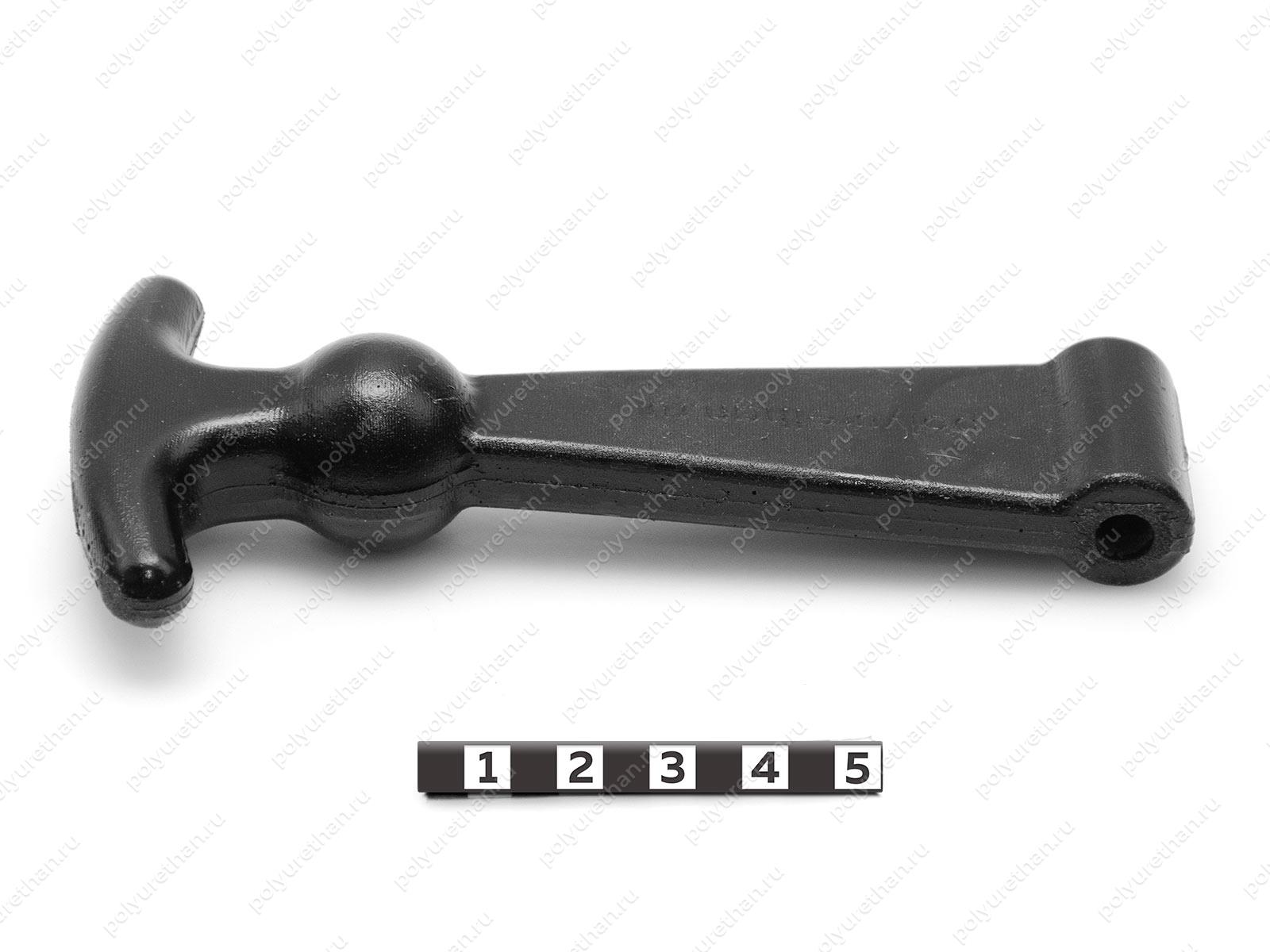 Фиксатор (ручка) крышки мотоотсека Полиуретан 31-00-134 (PU54/K65/черный) (4310-8047013; 452-668047034; 66-8047034)