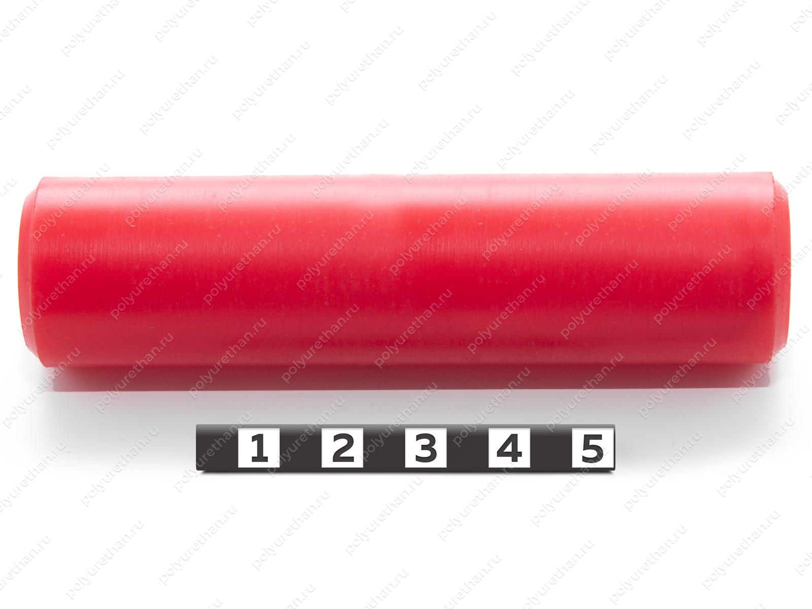 Вставка упругой муфты D25 x H 100 Полиуретан 33-01-1717 (PU54/M92/красный)