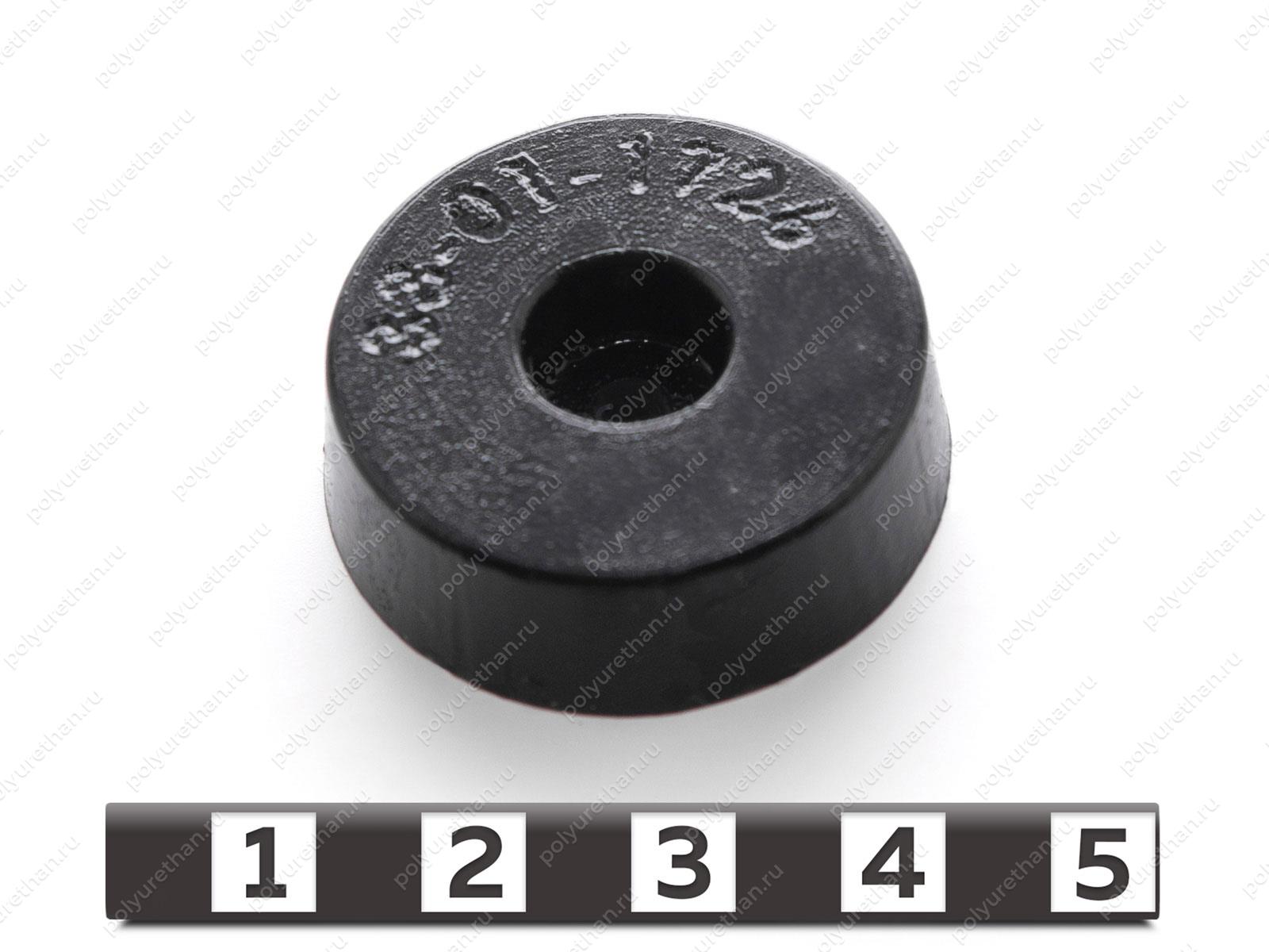 Ножка приборная d32 x d5 x H10 Полиуретан 33-01-1726 (PU54/M80/черный)