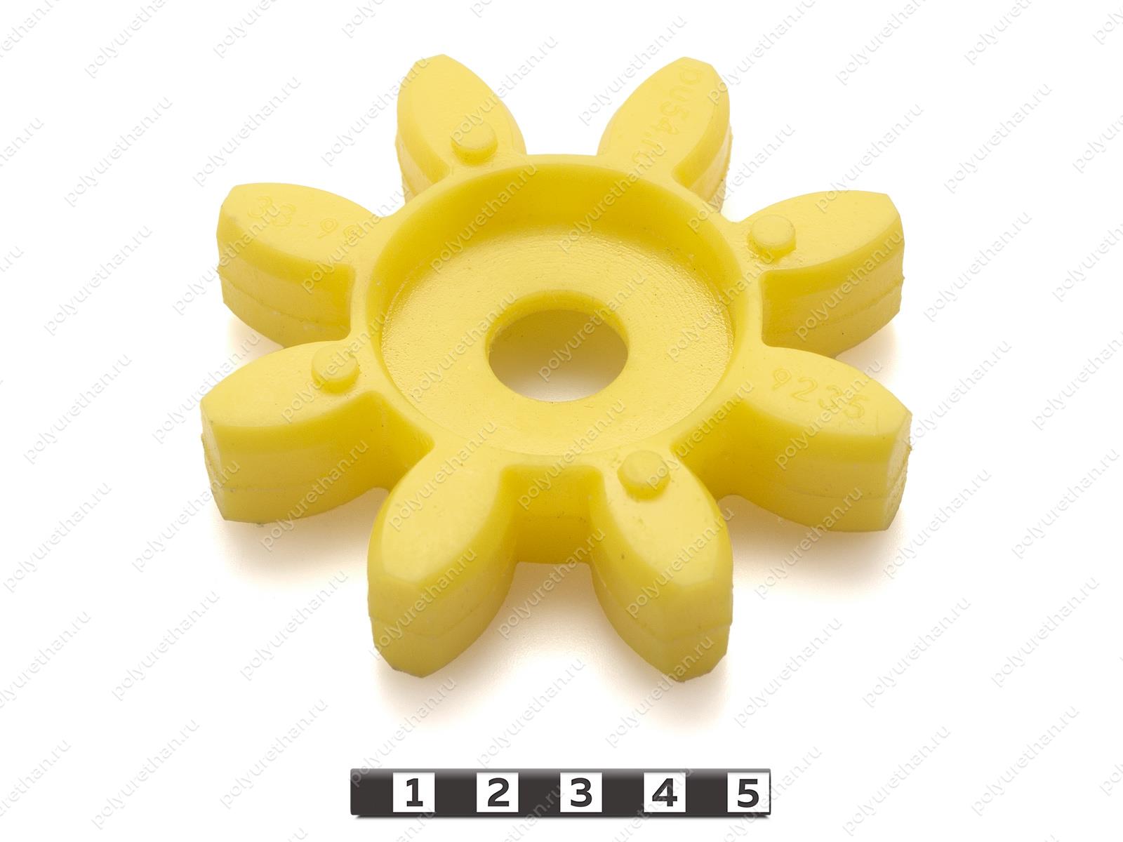 Эластичный элемент муфты ROTEX GS, аналог ROTEX GS 42 Полиуретан 33-99-9235 (PU54/M95/желтый)