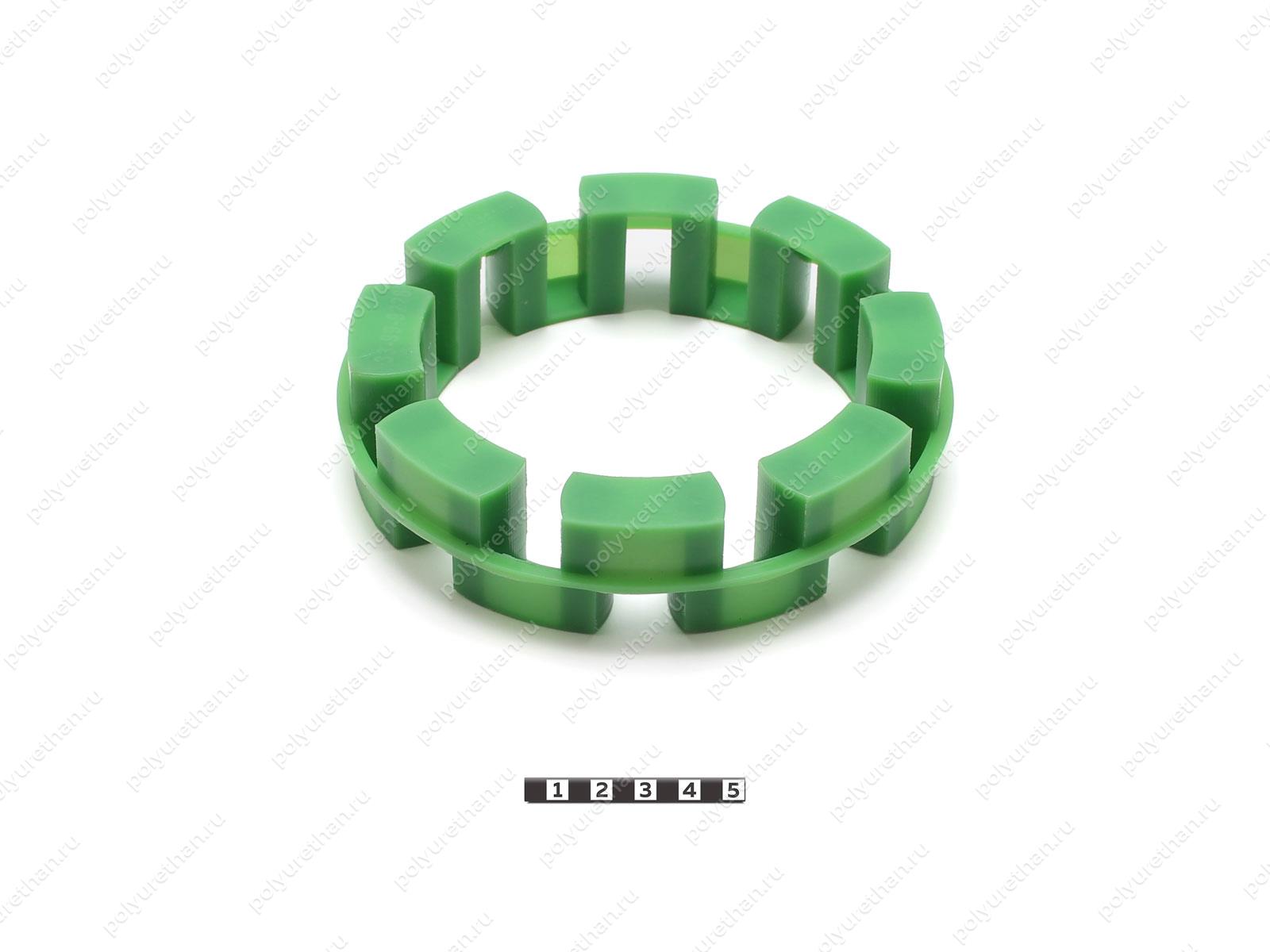 Элемент муфты TNM 168 / NM 168 аналог TSCHAN NOR-MEX RINGFEDER эластичный Полиуретан 33-99-9228 (PU54/M80/зеленый)
