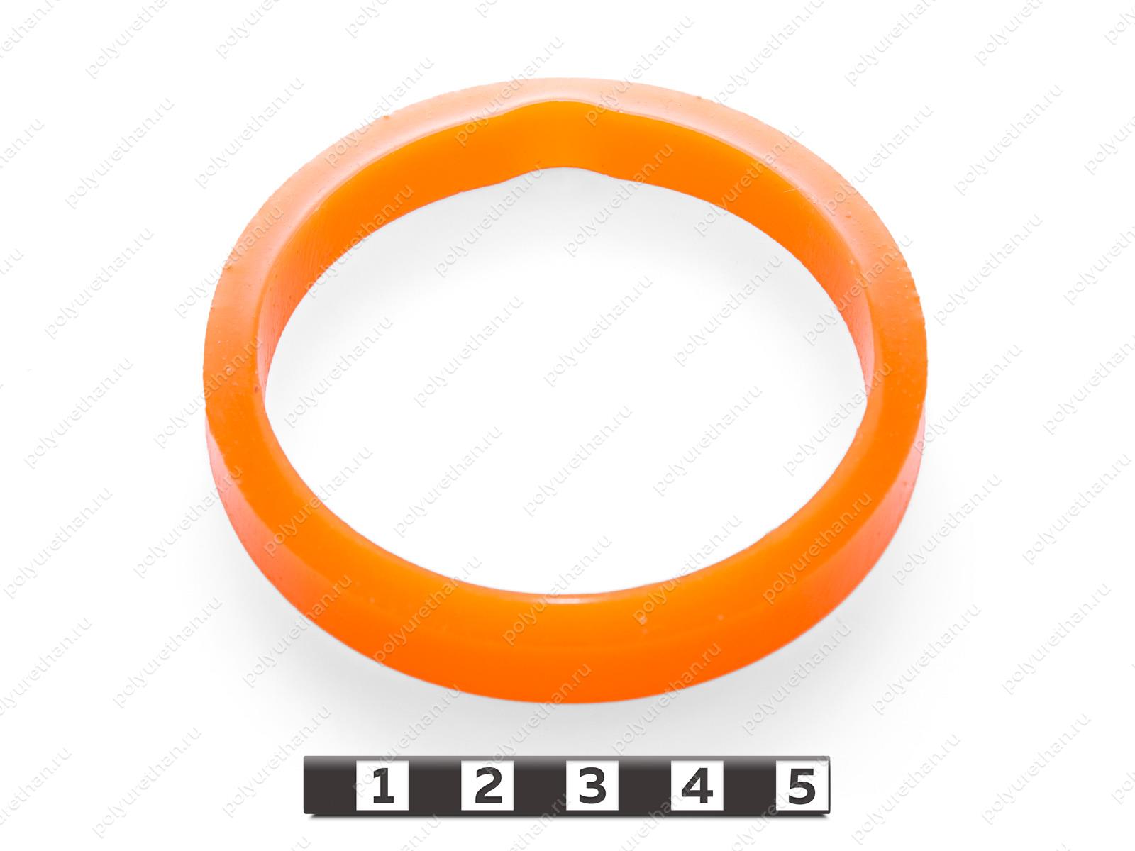 Кольцо прижимное S-4649-237A-3 74,5*63,0*10 Полиуретан 33-01-1816 (PU54/M72/оранжевый)