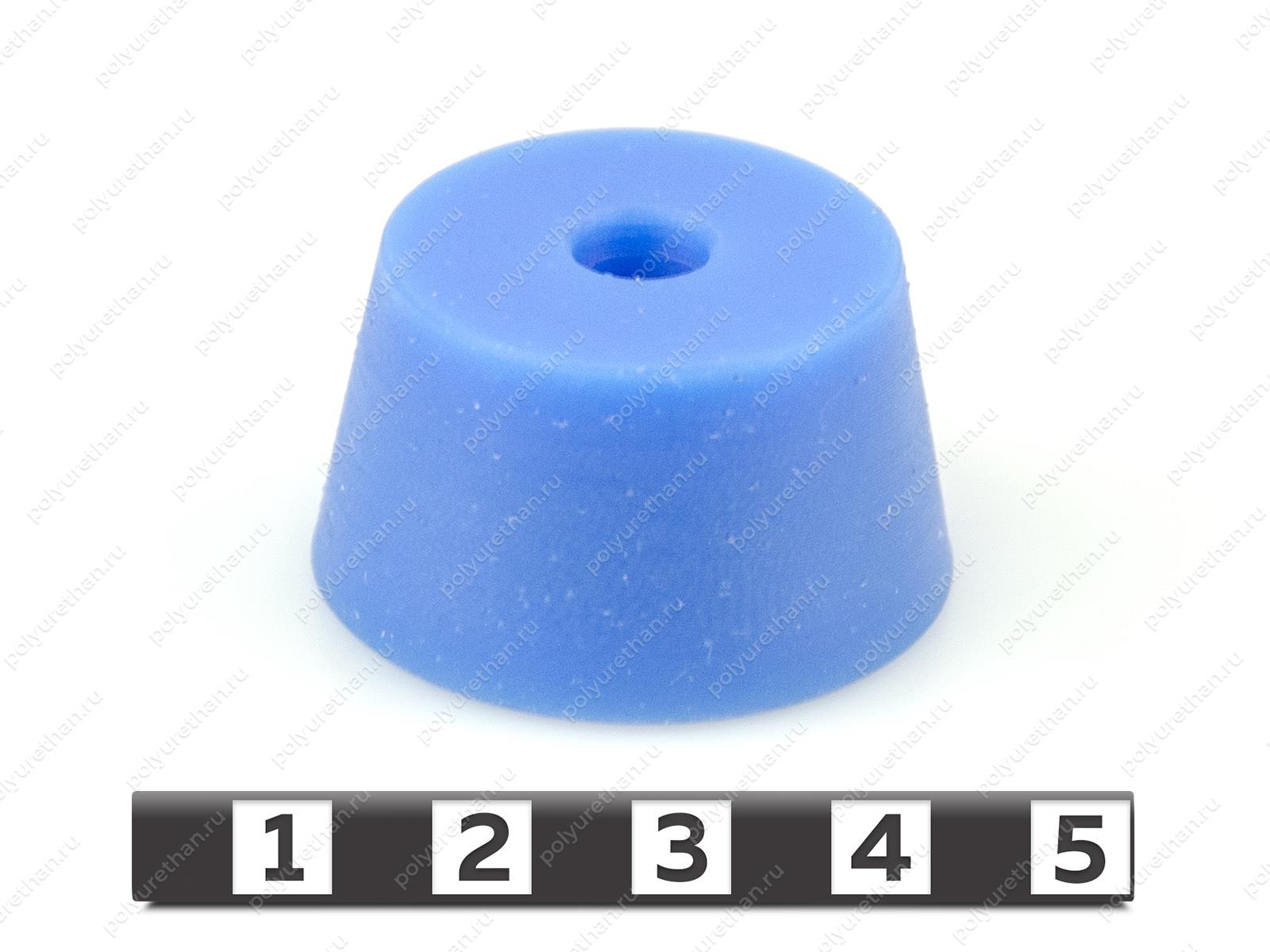 Ножка приборная D 35 x d 28 x h 20 Полиуретан 33-01-1311 (PU54/M87/синий)