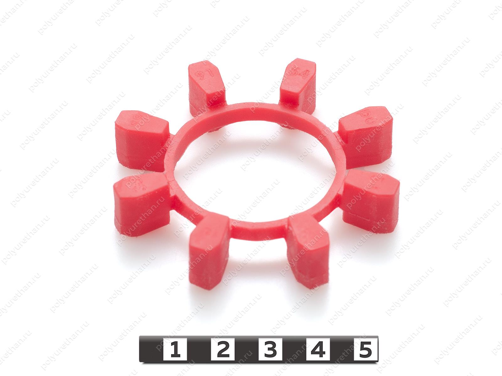 Эластичный элемент муфты N-BIPEX, аналог BIPEX 72 Полиуретан 33-99-9154 (PU54/M92/красный)