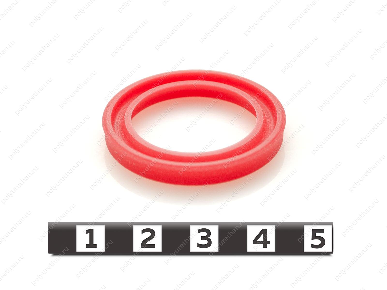 Сальник манжета ДУ 24,7мм ELAFLEX ED 079 PU LT низкотемпературный Полиуретан 78-00-212 (PU54/E92/красный)