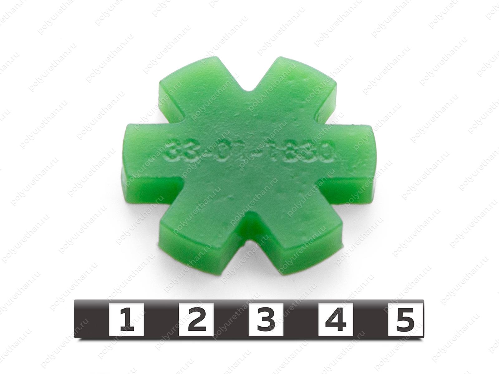 Вставка упругой муфты D38 x H6 Полиуретан 33-01-1830 (PU54/M80/зеленый)