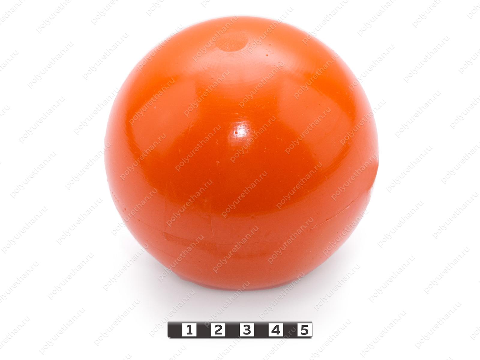 Шар полиуретановый, D=100. Полиуретан 62-65-100 (PU54/M72/оранжевый)