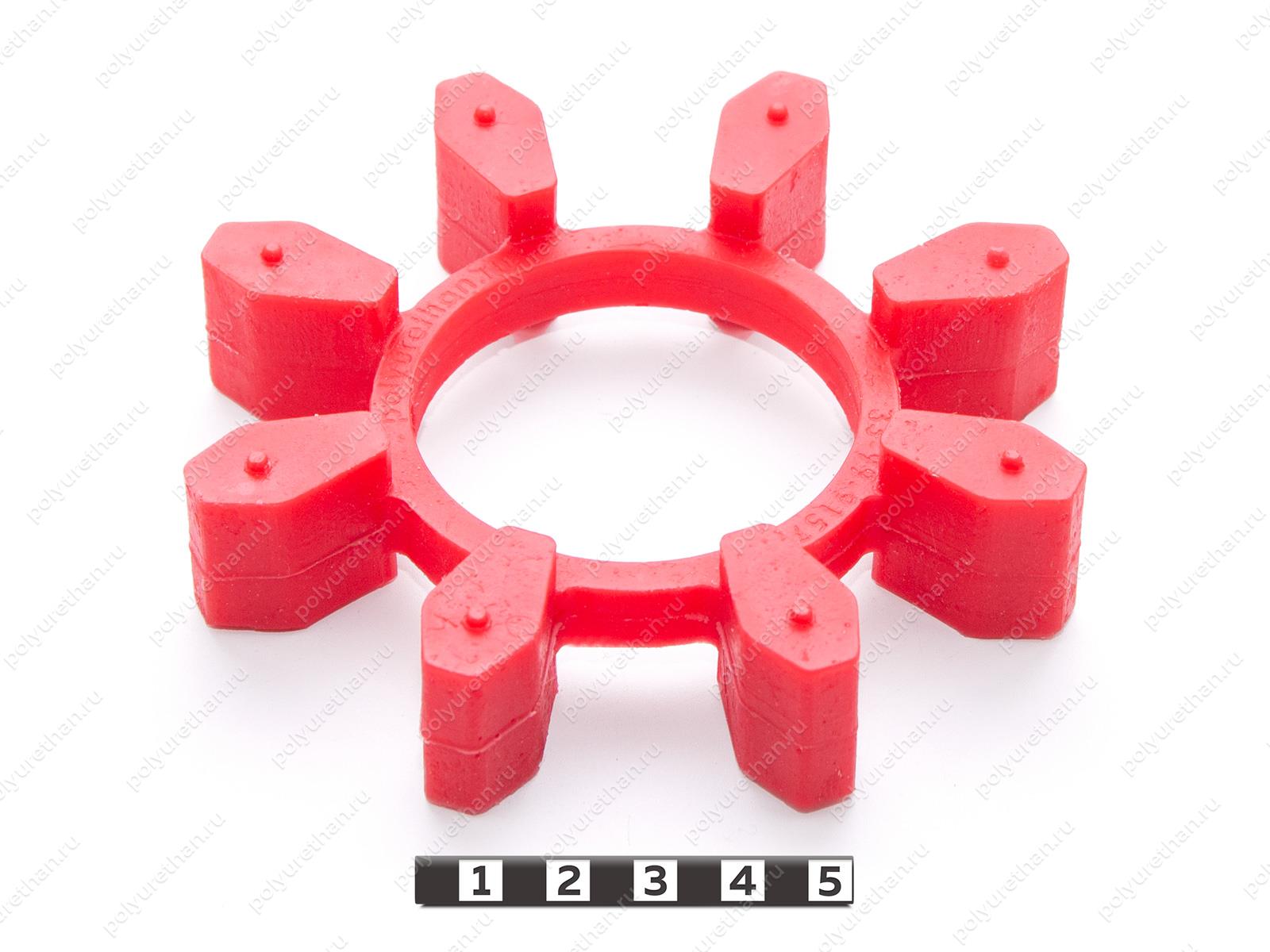 Эластичный элемент муфты N-BIPEX, аналог BIPEX 112 Полиуретан 33-99-9157 (PU54/M92/красный)