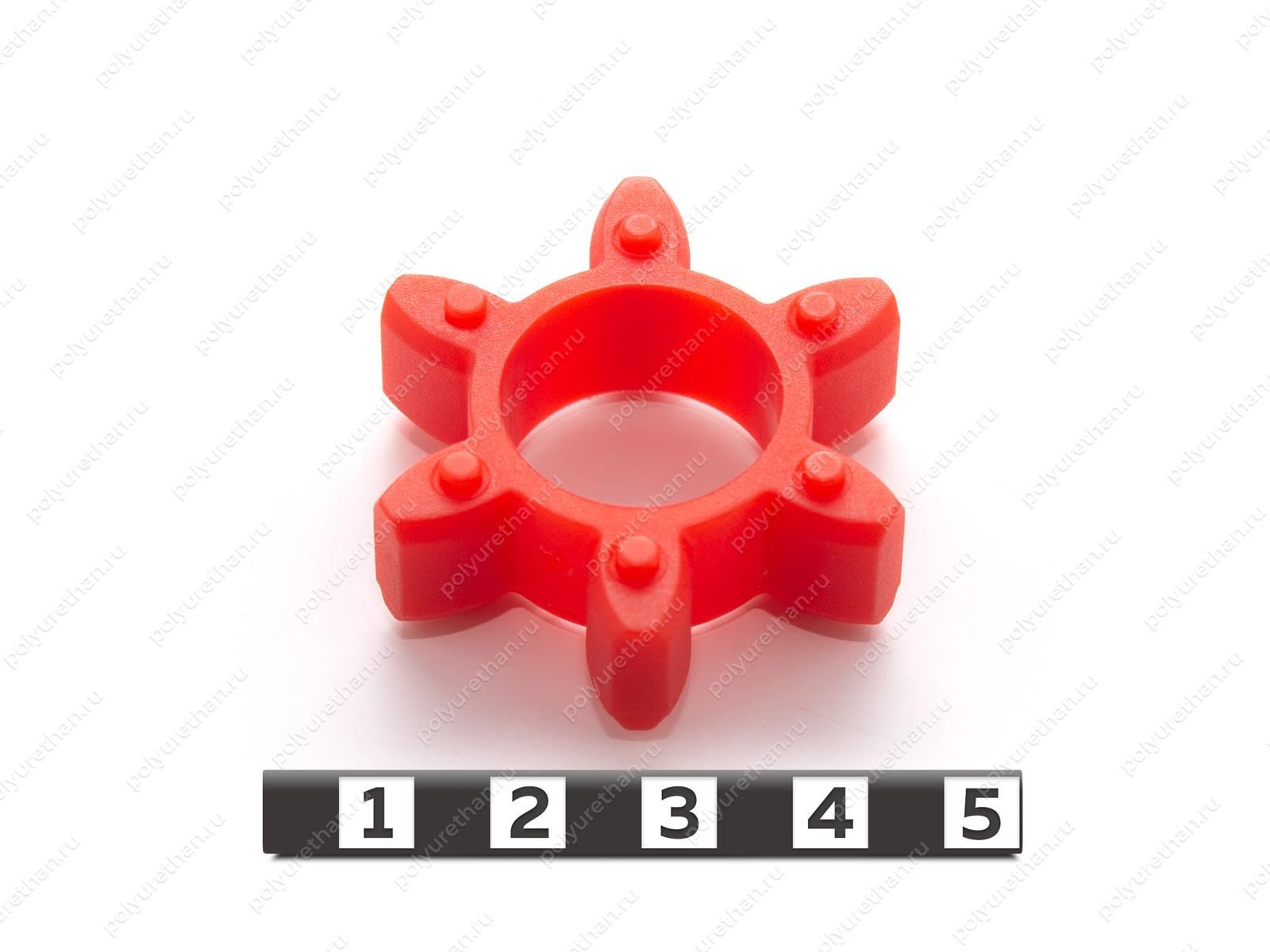Эластичный элемент муфты, аналог MZK.PU.V30 SOROTEC Полиуретан 33-99-94303 (PU54/M92/красный)