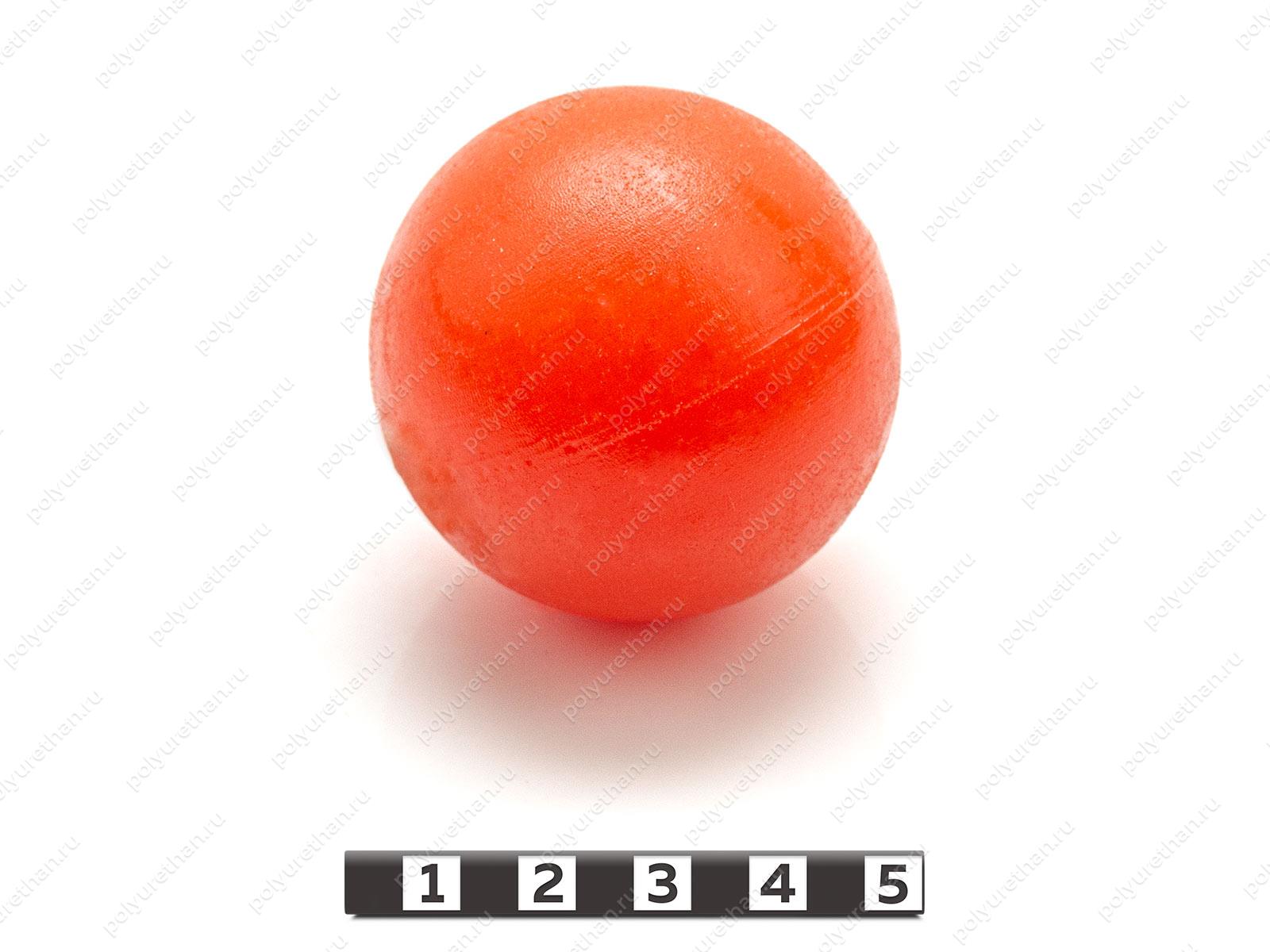Шар полиуретановый, D=50 Полиуретан 62-65-050 (PU54/M72/оранжевый)