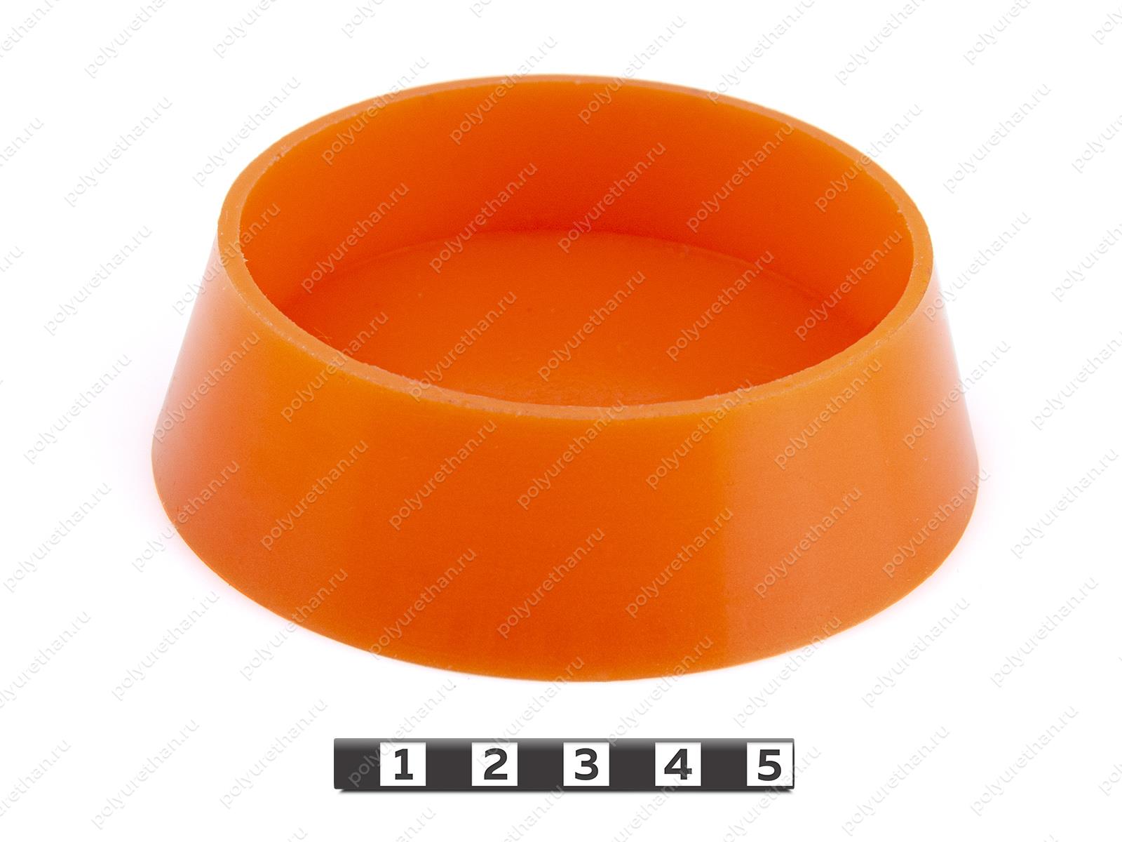 Заглушка гильзы D 100 x H 30 Полиуретан 33-01-1230 (PU54/M72/оранжевый)