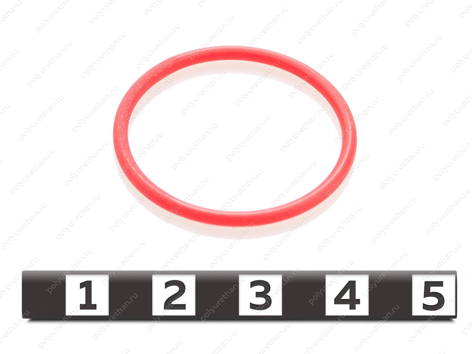 Уплотнение быстроразъемного соединения (БРС) FFH08 M аналог KO KASTAS Полиуретан 78-00-272 (PU54/M92/красный) (20002958; KO-0270020)