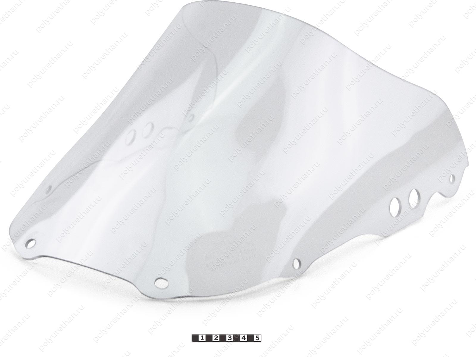 Стекло ветровое для мотоцикла HONDA CBR 250 RR (86-96) Полиуретан 55-44-1593PC (64110-KAZ-405)