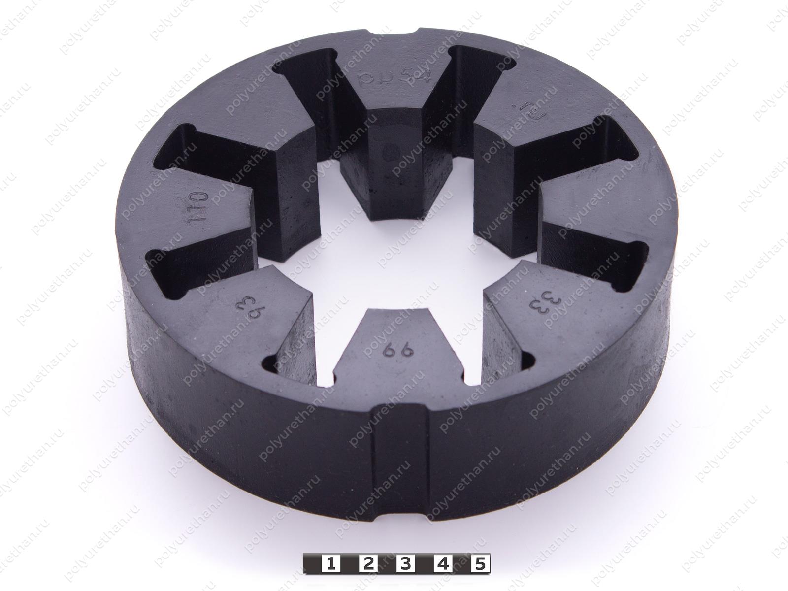 Эластичный элемент муфты REXNORD WRAPFLEX 40R, аналог Полиуретан 33-99-93110 (PU54/E98/черный)