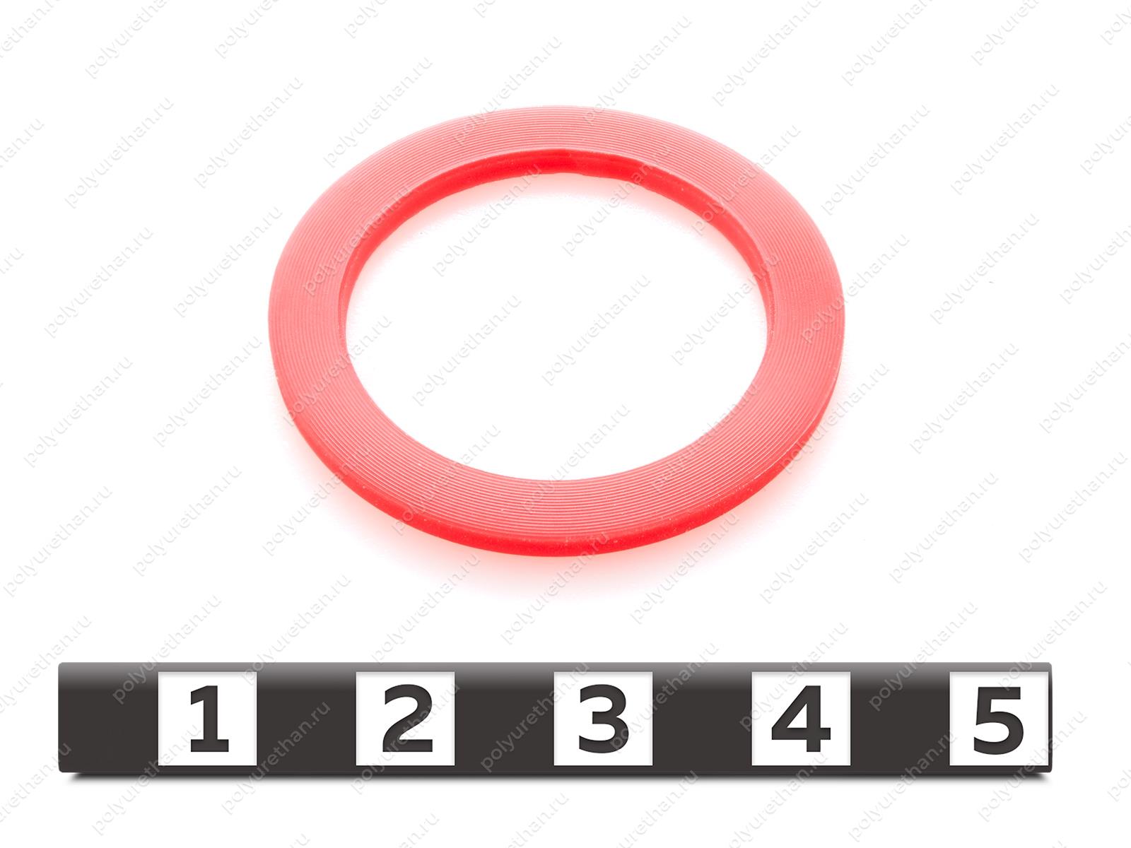 Кольцо 33х24х2мм ELAFLEX VD 33/24 Полиуретан 78-00-214 (PU54/E92/красный)