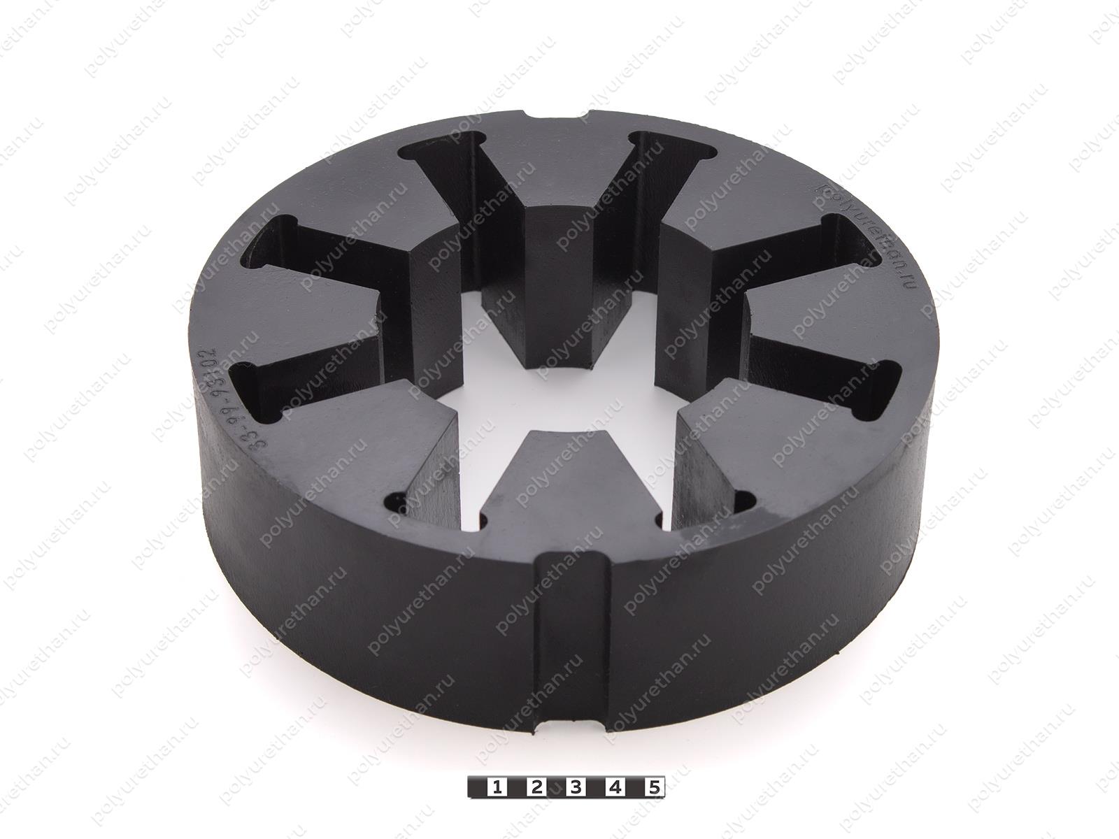 Эластичный элемент муфты REXNORD WRAPFLEX 50R, аналог Полиуретан 33-99-93102 (PU54/E98/черный)