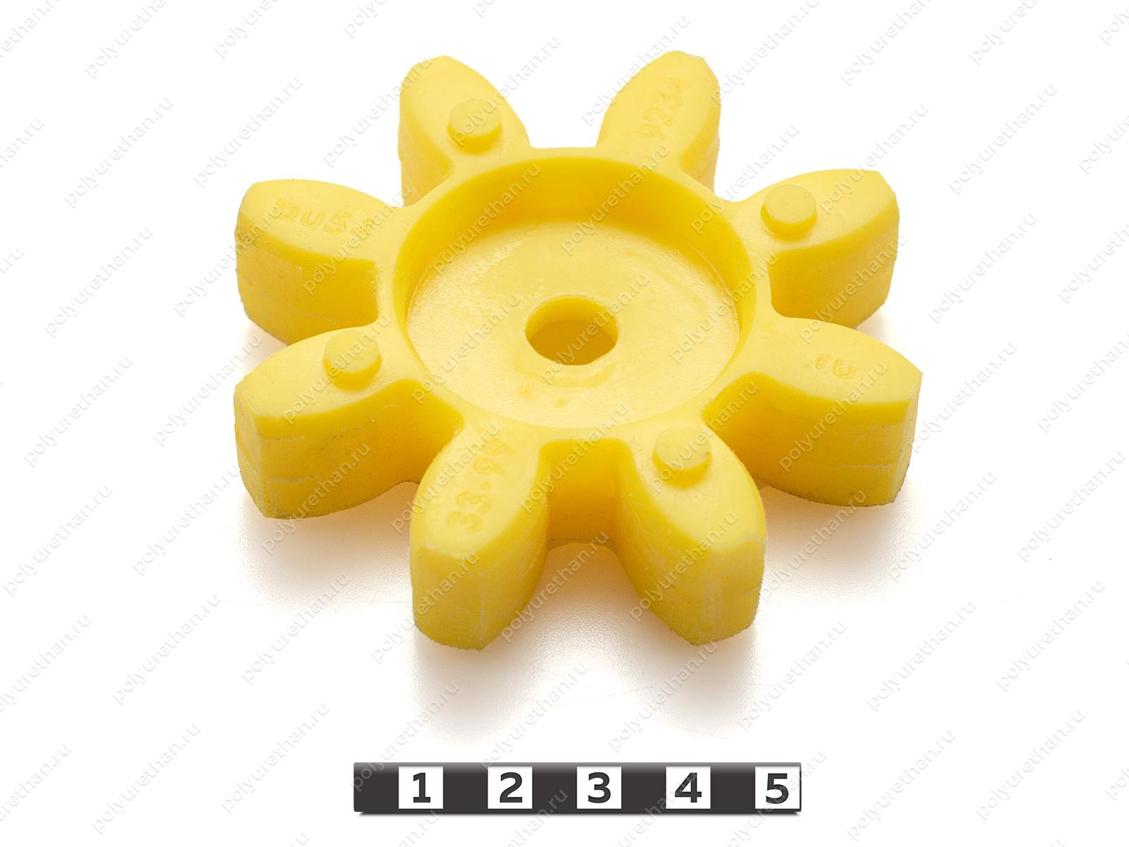 Эластичный элемент муфты ROTEX GS, аналог ROTEX GS 38 Полиуретан 33-99-9234 (PU54/M95/желтый)