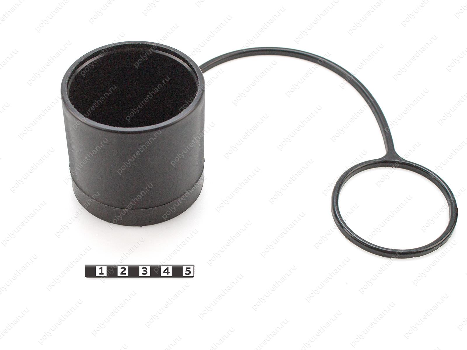 Заглушка БРС D1 62 х D2 58 х H1 55 х L 230 Полиуретан 0-00-986 (PU54/M80/черный)