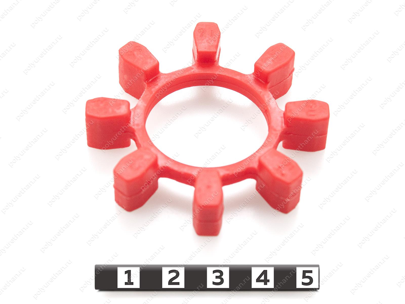 Эластичный элемент муфты N-BIPEX, аналог BIPEX 62 Полиуретан 33-99-9153 (PU54/M92/красный)