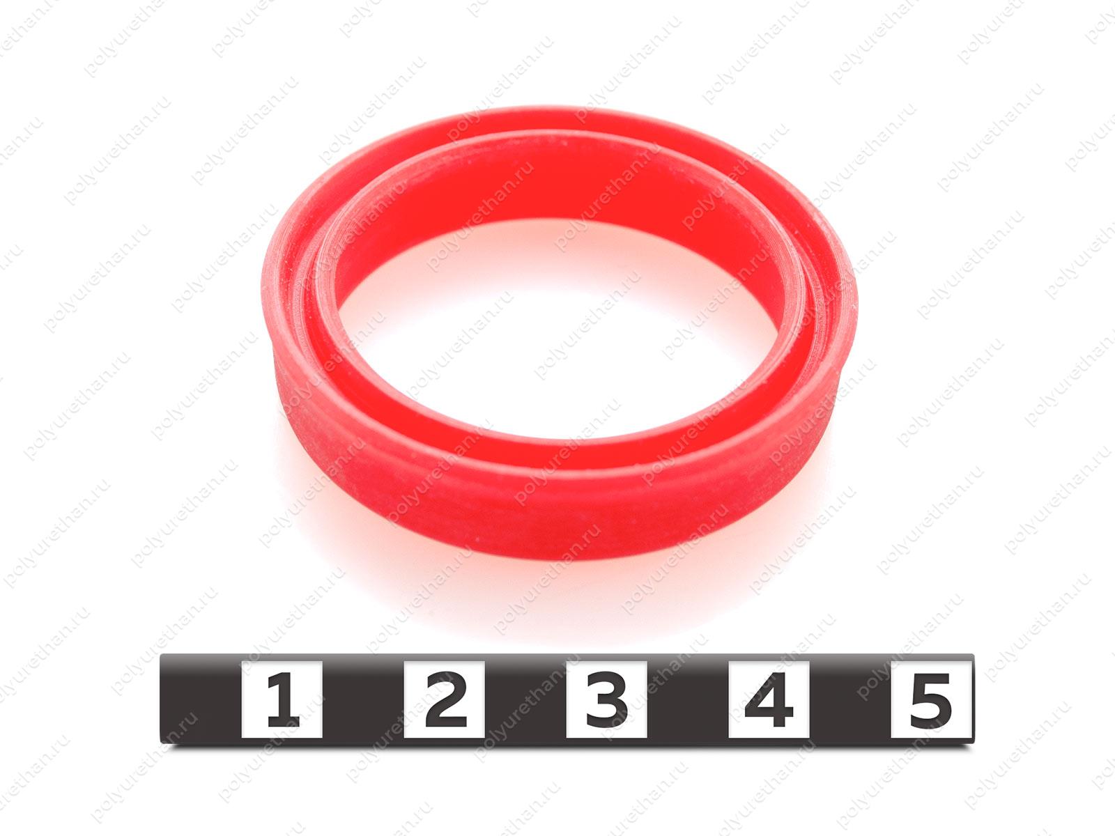 Манжета полиуретановая 40x32x8, аналог KASTAS K21-032/1 PU Полиуретан 70-00-1321 (10011287; 10011290; K21-032/1; K21-032/1 PU; RU0300320)