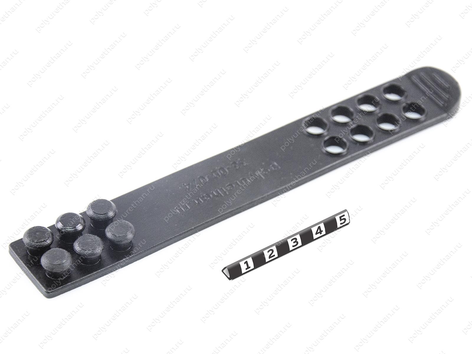 Ремень крепёжный, длина 180 mm Полиуретан 33-00-074 (PU54/M72/оранжевый)