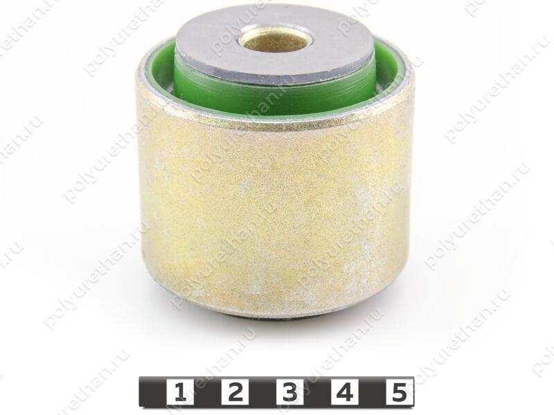 Сайлентблок поперечной тяги задней подвески (к балке) запрессованный Полиуретан 2-06-5181 (PU54/M80/зеленый) (55130-4M400)