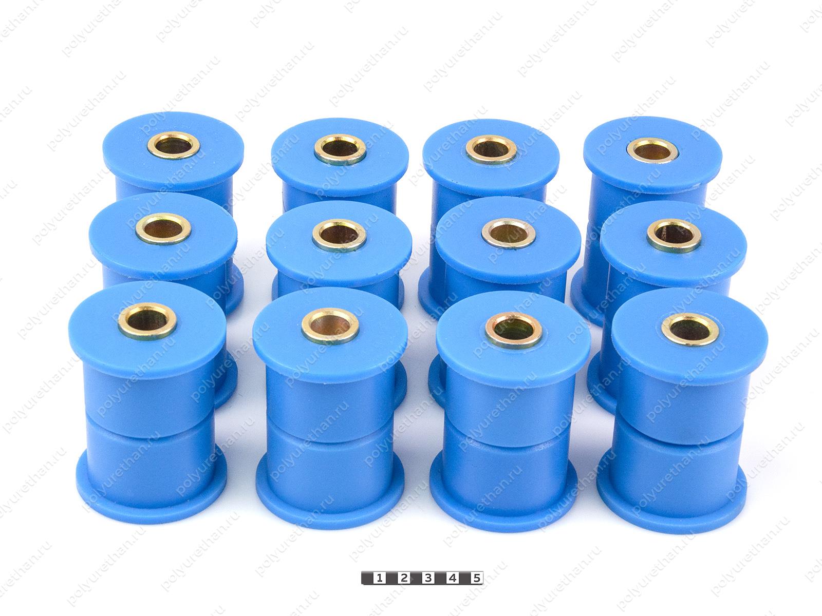 Комплект сайлентблоков для а/м ГАЗЕЛЬ Полиуретан 18-21-004
